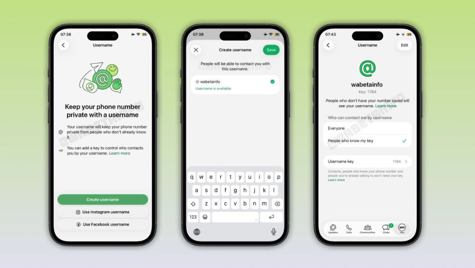 Picture of You can now reserve your WhatsApp username